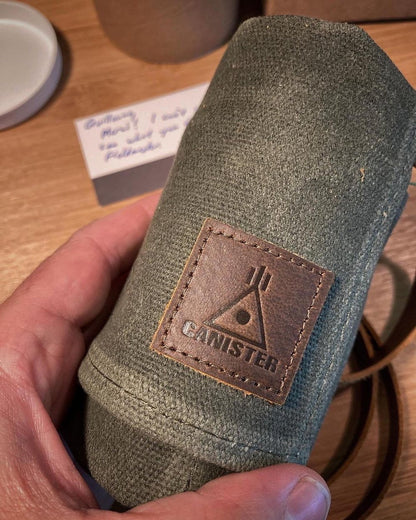 Watch Roll - Waxed Canvas - Canister Watches